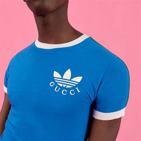 t-shirt gucci adidas uomo|gucci adidas t shirts.